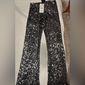Zara sequin pants. Side small